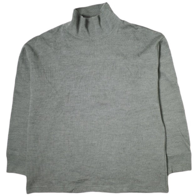 N.HOOLYWOOD COMPILE LINE エヌハリウッド ミスターハリウッド 22AW 日本製 9 SENCE HIGH NECK ハイネックニット カットソー 2222-CS91-039 peg 38 CHARCOAL セーター WARNING