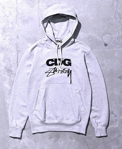 STÜSSY & CDG パーカー フーディXL