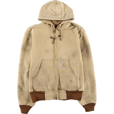古着 00年代 カーハート Carhartt アクティブジャケット ダックフルジップパーカー メンズM相当/eaa599961