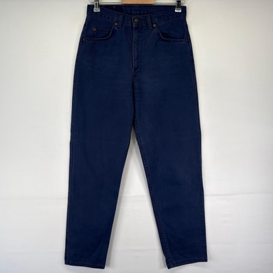 古着 リーバイス Levi's デニム パンツ カラーデニム 634 テーパード ジッパーフライ ジーパン W30L32 ネイビー系 メンズ