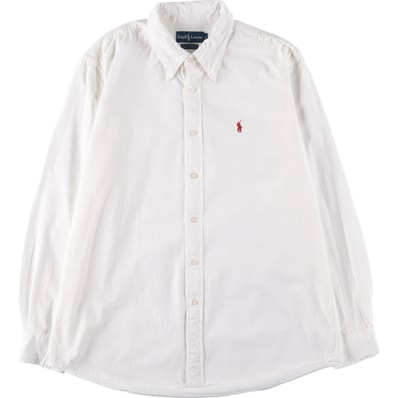 古着 ラルフローレン Ralph Lauren CUSTOM FIT 長袖 ボタンダウンシャツ メンズL相当/eaa539119