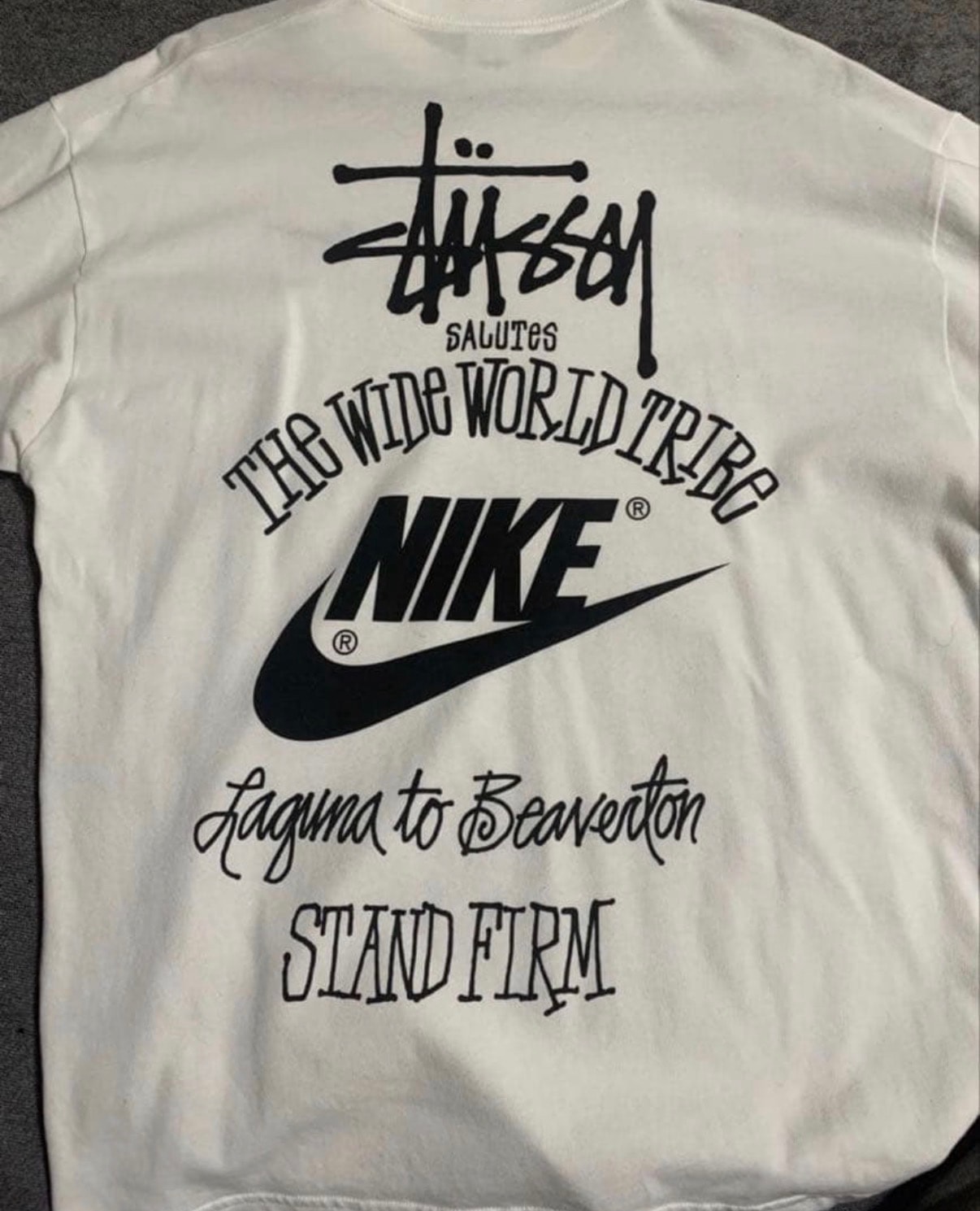 Stussy x Nike Men's T-Shirt "White"
