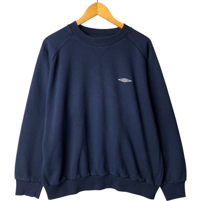 古着 00年代 アンブロ UMBRO ワンポイントロゴスウェットシャツ トレーナー メンズXL相当/eaa584321