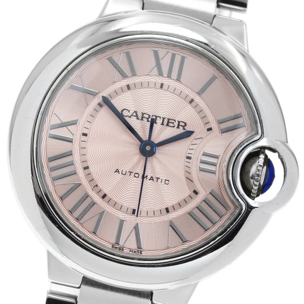 ★保 カルティエ バロンブルーSM W6920100 レディース 【中古】