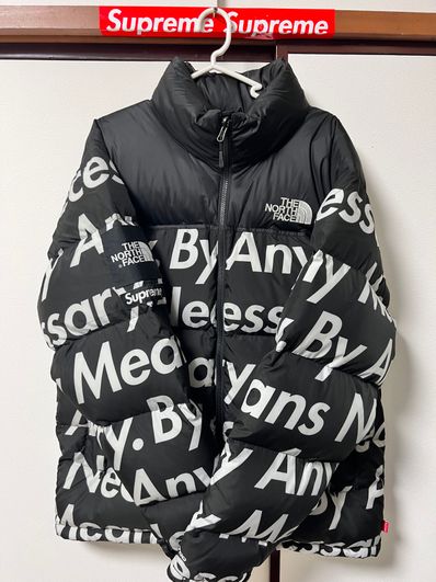 Supreme x The North Face By Any Means Nuptse Jacket "Black"