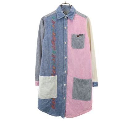 MANASTASH 長袖 シャツワンピース