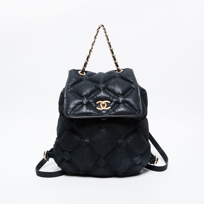 シャネル CHANEL バブル 23番台 レザー マトラッセ 2016-2017 リュック・デイパック【中古】