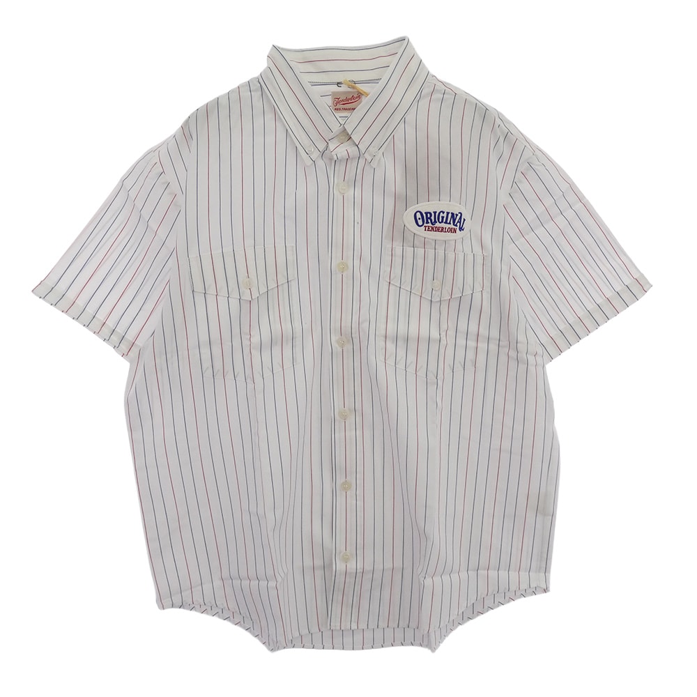 傷や汚れあり】TENDERLOIN テンダーロイン 半袖シャツ T-WORK SHT U BD