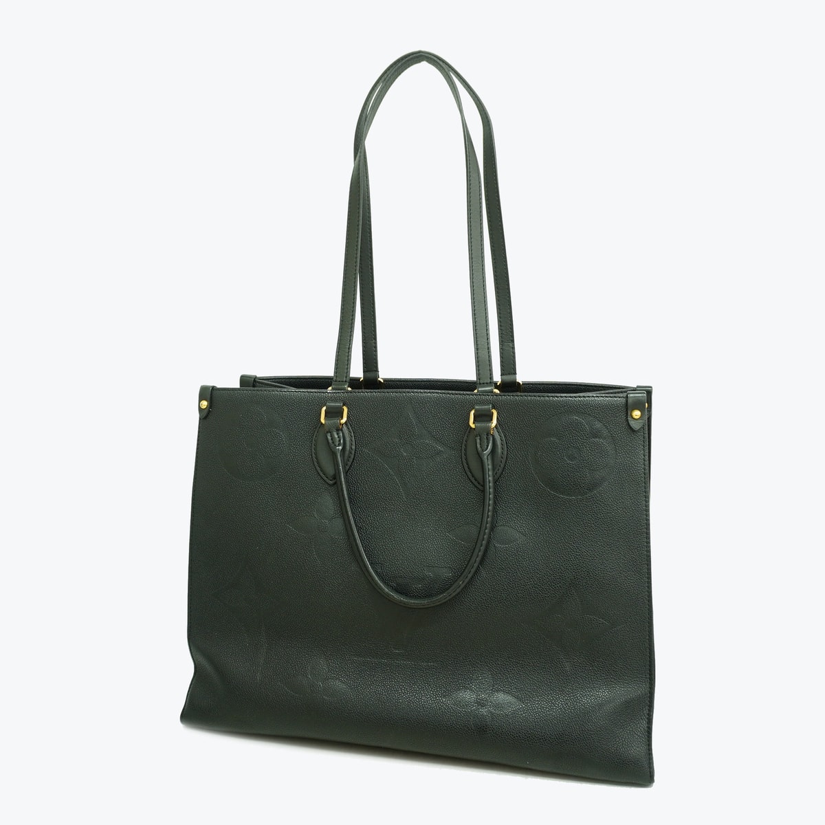 【6ge5755】ルイヴィトン トートバッグ モノグラム・アンプラント オンザゴーGM M44925 ノワール【中古】レディース