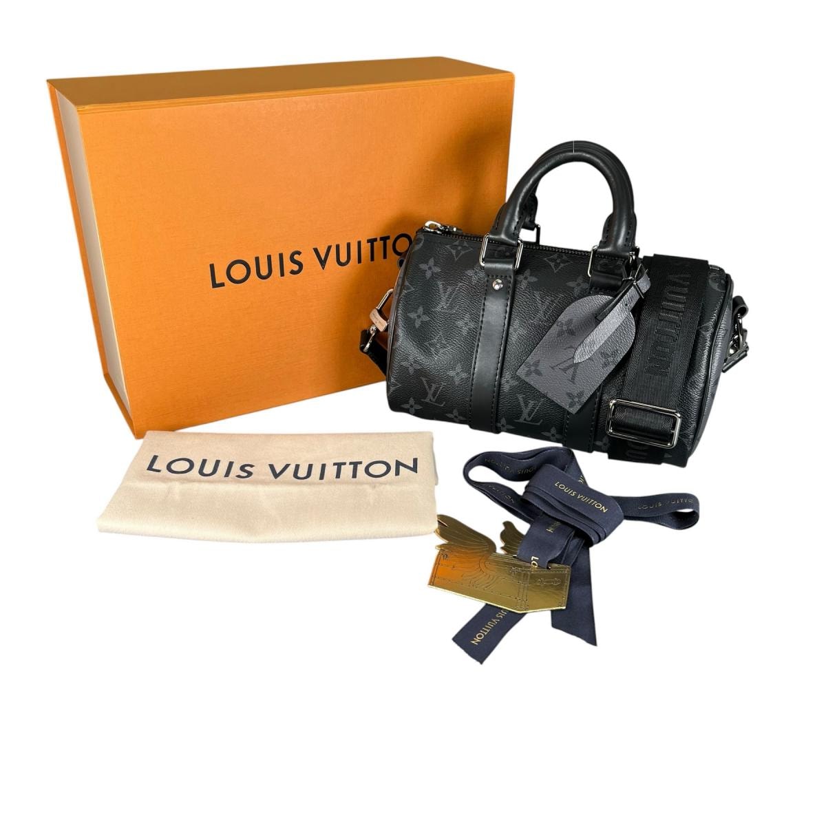 ルイヴィトン LOUIS VUITTON キーポル25 M46271 エクリプス ハンドバッグ