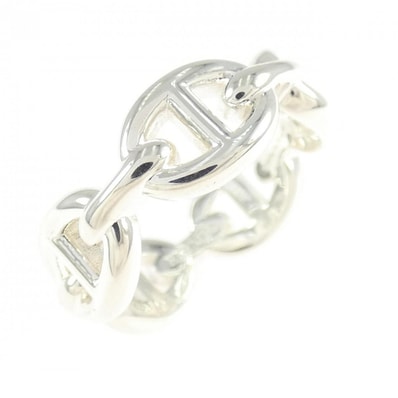 Hermes Chaine D'ancre Enchainee Ring PM "Silver"
