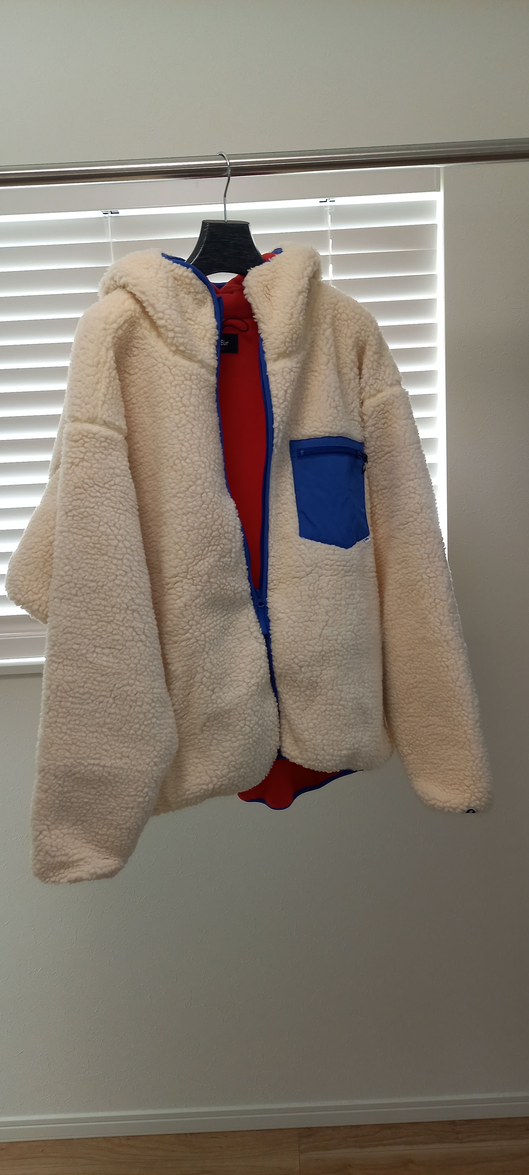 SAPEur Future Pile Jacket "Off White"