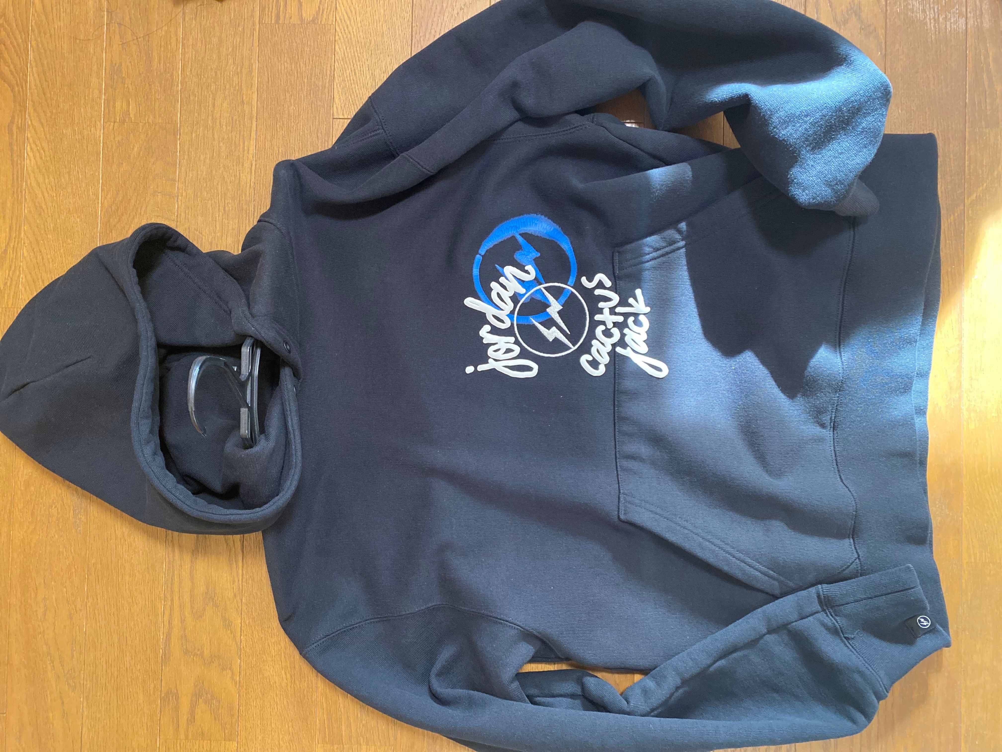 Air Jordan Travis Scott Fragment Hoodie "Black"