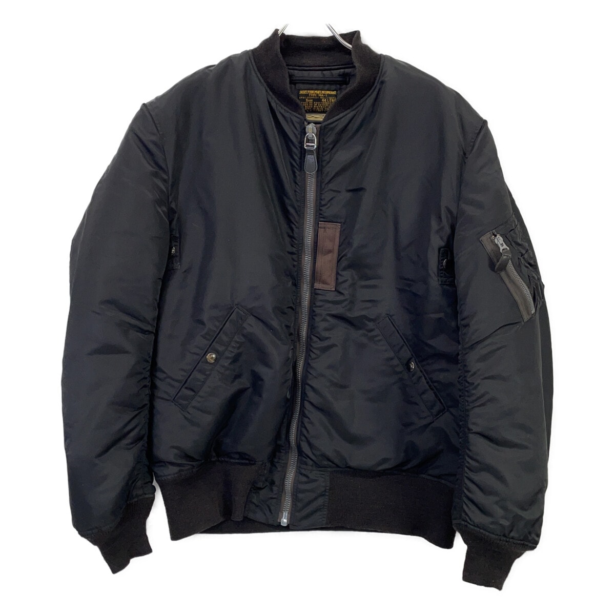 バズリクソンズ BR14965 ウィリアムギブソン ブラック MA-1 44 ロング