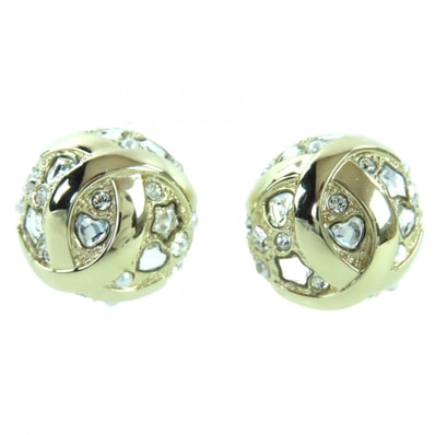 極美品 シャネル ピアス ゴールド レディース B25P ABF219