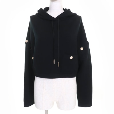極美品 シャネル
パーカー ブラック レディース 34 P72799K10443