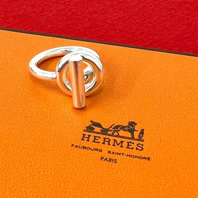 HERMES エルメス エシャペ リング シルバー925 リング・指輪 14号 シルバー
25241