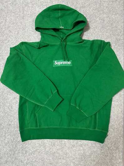 Supreme Box Logo Hooded Sweatshirt "Green" (24FW)