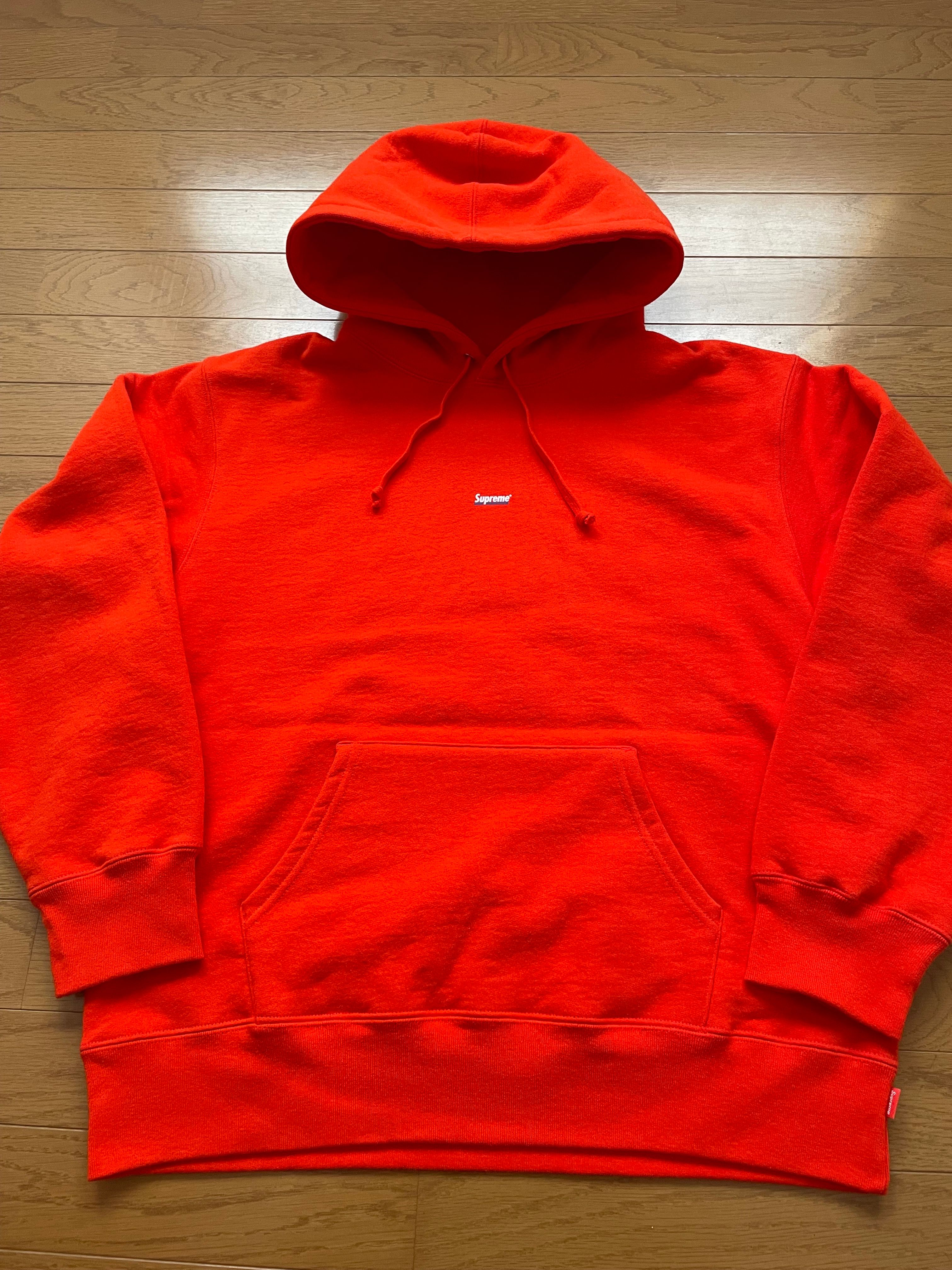 Supreme Underline Hooded Sweatshirt "Bright Orange"
