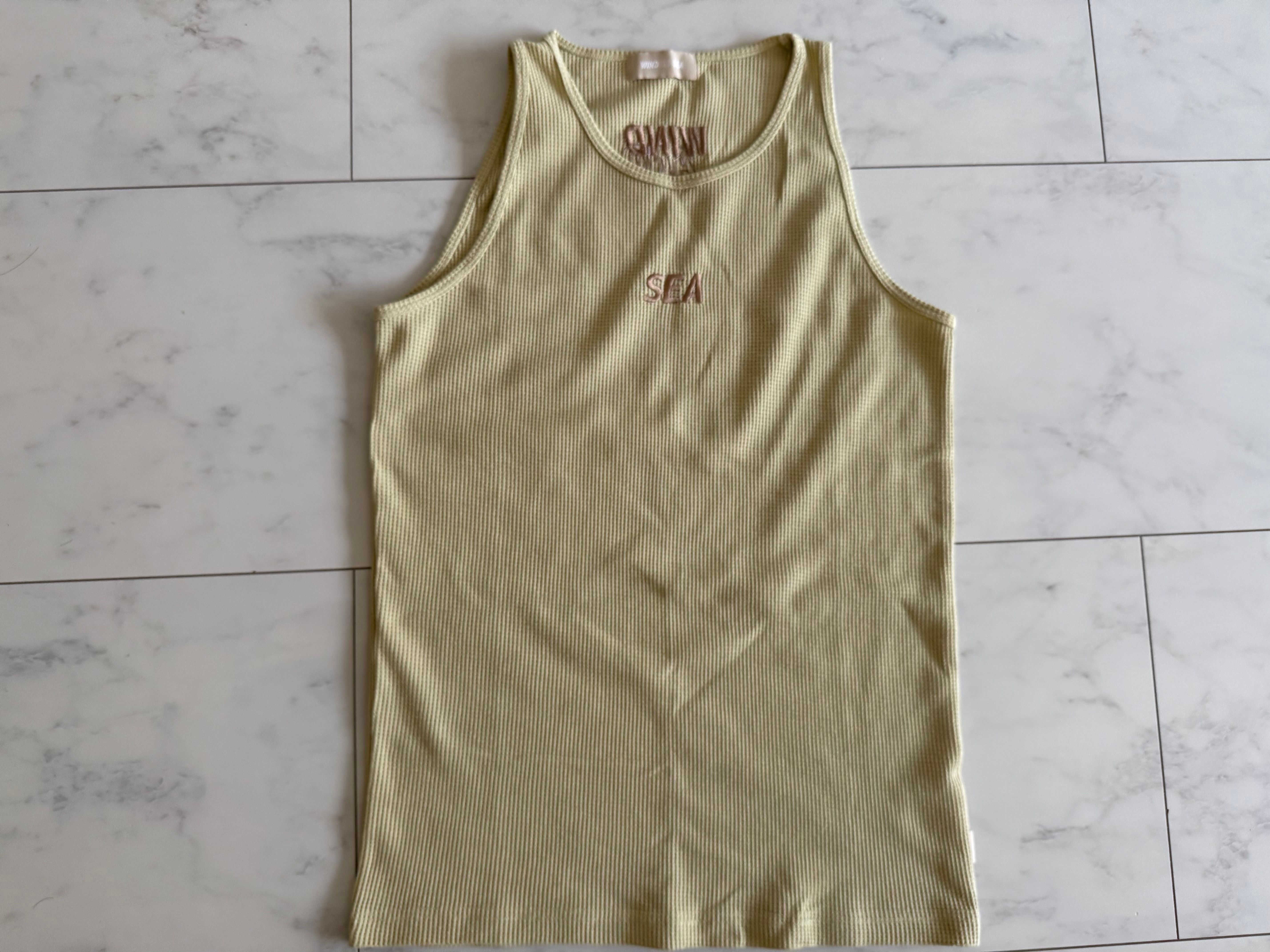 WIND AND SEA ES Waffle Tank Top "PF Green"