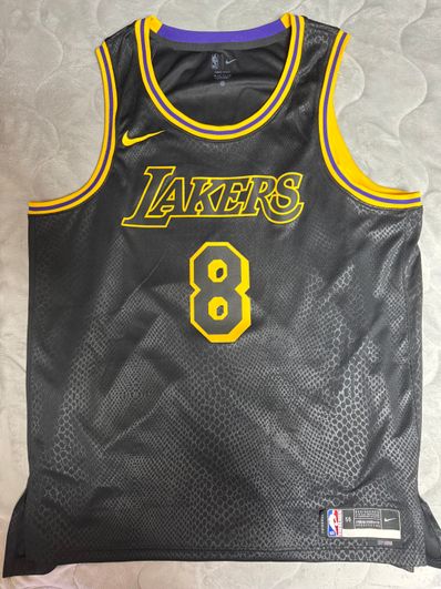 Nike Kobe Mamba Mentality Men's City Eddition Swingman Jersey "Black/Yellow" (FN7297-010)
