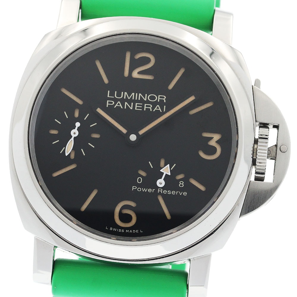 パネライ ルミノール 8デイズ アッチャイオ メンズ 【中古】