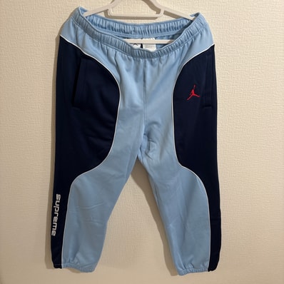 Supreme x Jordan Tricot Track Pant "Blue"