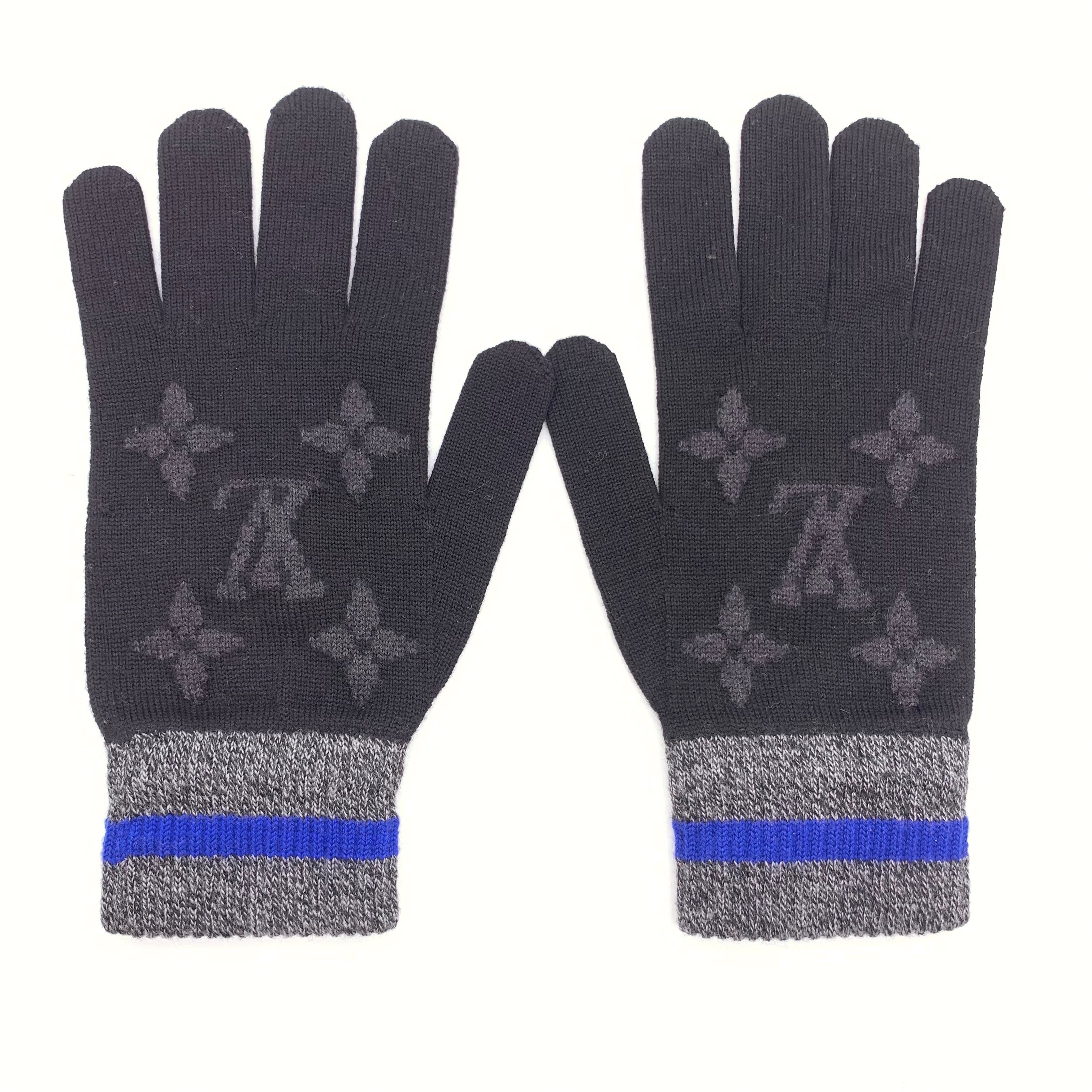 LOUIS VUITTON Gants Monogram Color Block gloves 