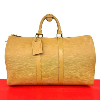 LOUIS VUITTON ルイヴィトン キーポル 45 エピ レザー ボストンバッグ ベージュ
25002