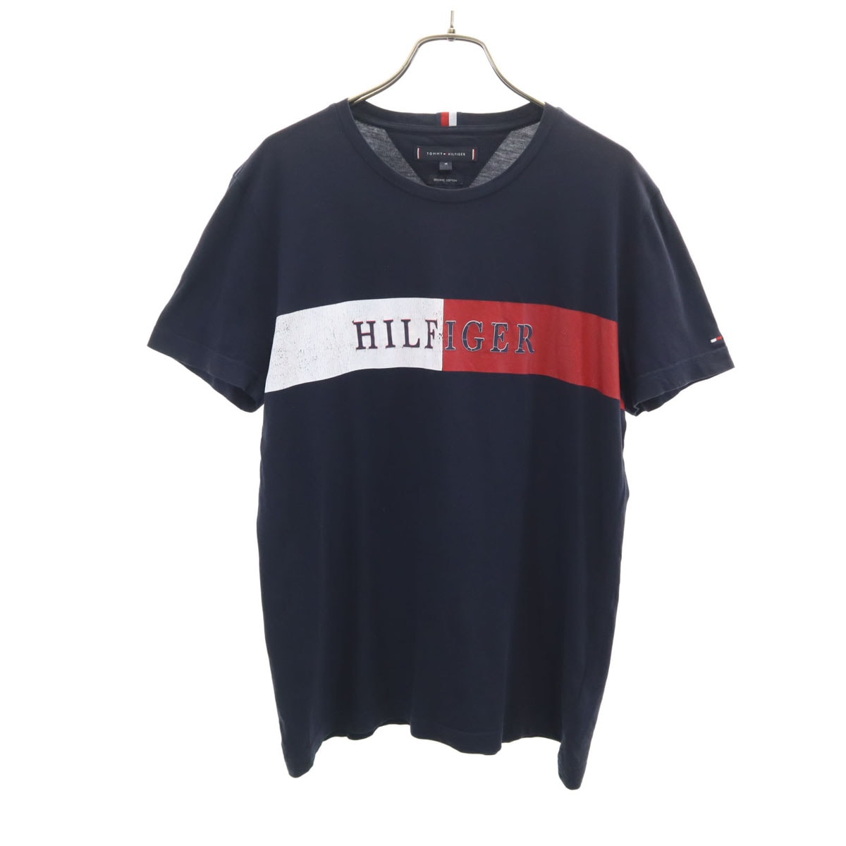 TOMMY HILFIGER トミーヒルフィガー 半袖 Tシャツ M ネイビー
