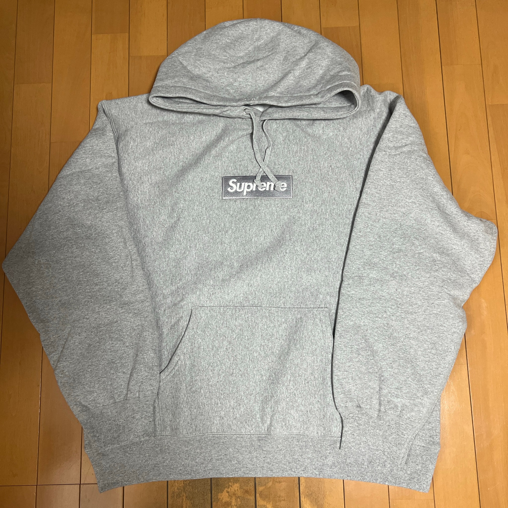 Supreme Box Logo Hooded Sweatshirt "Heather Grey" (24FW)