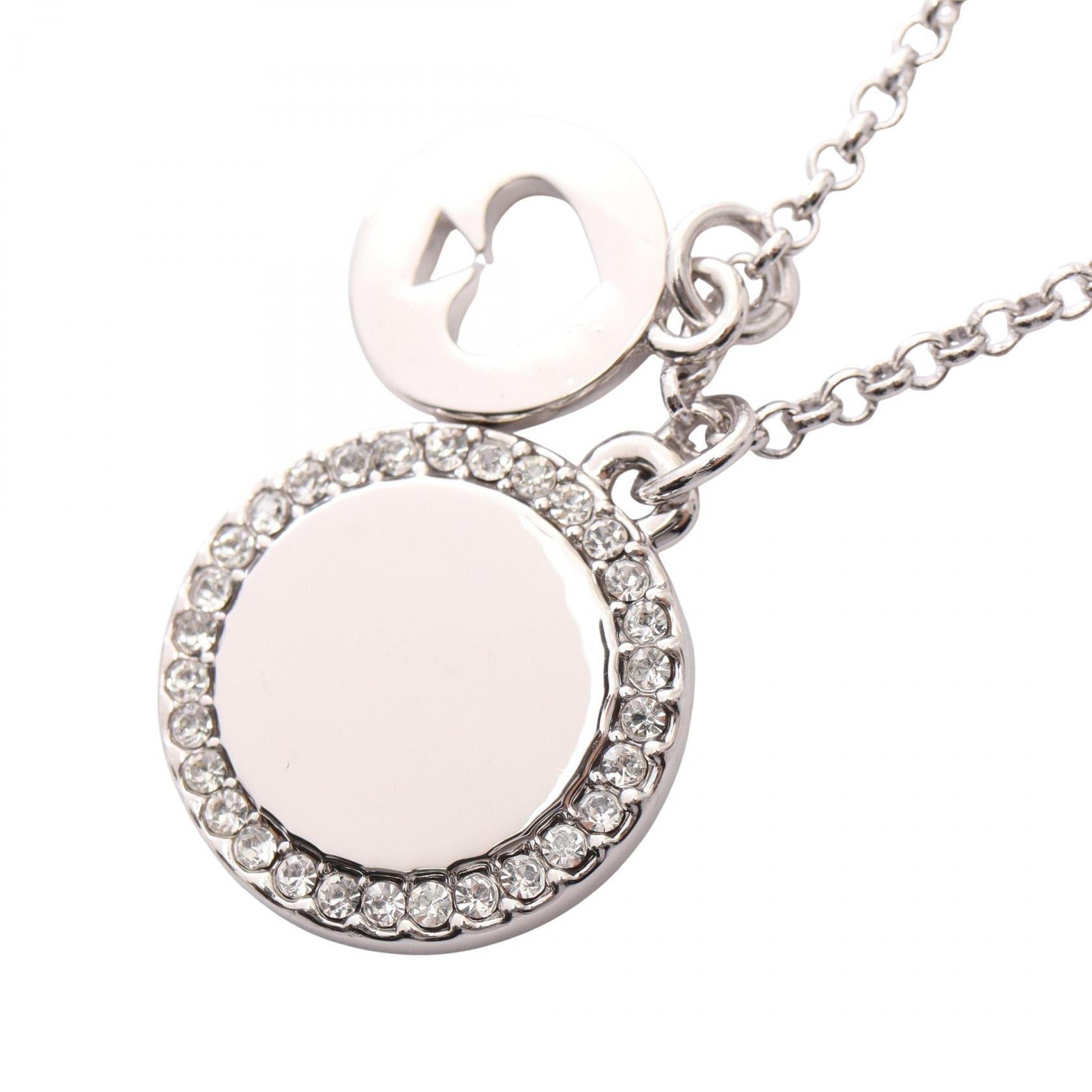ケイトスペード Kate Spade Spot The Spade Pave Charm ネックレス ジュエリー メタル / ラインストーン レディース シルバー系 / クリア系 O0RU2606911 【新品】