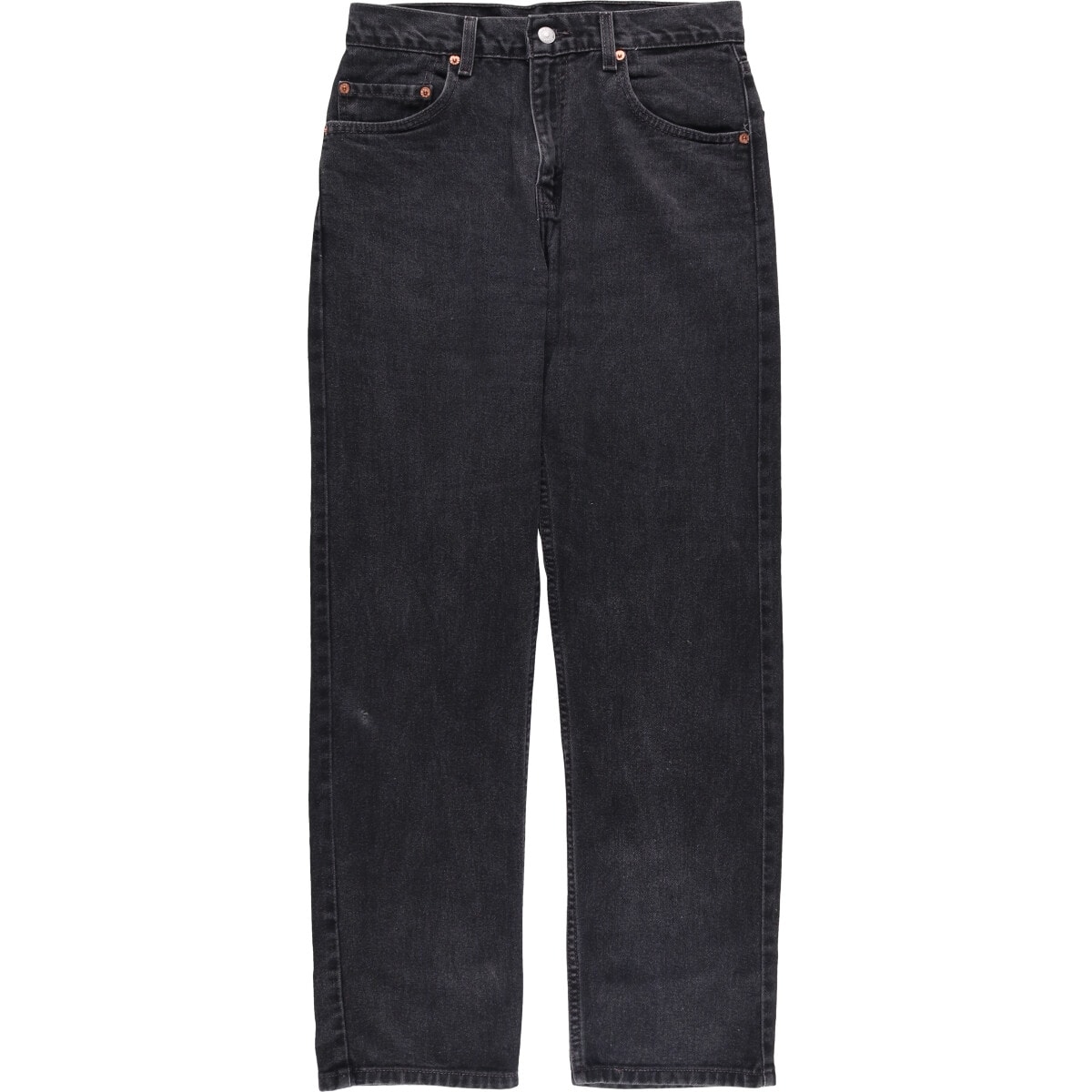 古着 00年代 リーバイス Levi's 505 REGULAR FIT ブラックデニム テーパードデニムパンツ メンズw30相当/eaa580742