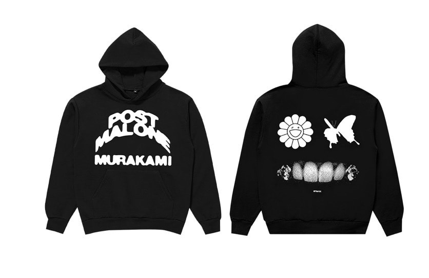 POST MALONE MURAKAMI ブラックパーカー