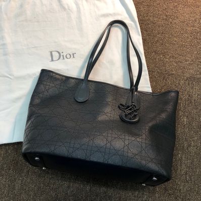 Dior Panarea Cannage Tote Bag "Black"