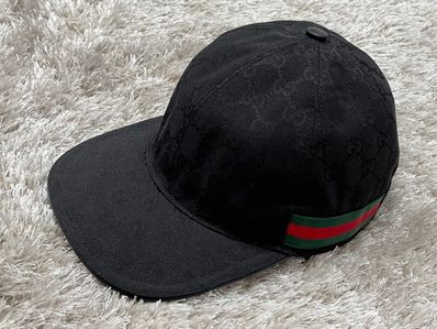 GUCCI Original GG Canvas Baseball Cap "Black"