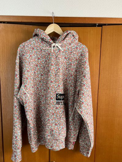 Supreme / JUNYA WATANABE COMME des GARCONS MAN Hooded Sweatshirt "Pink Flowers"