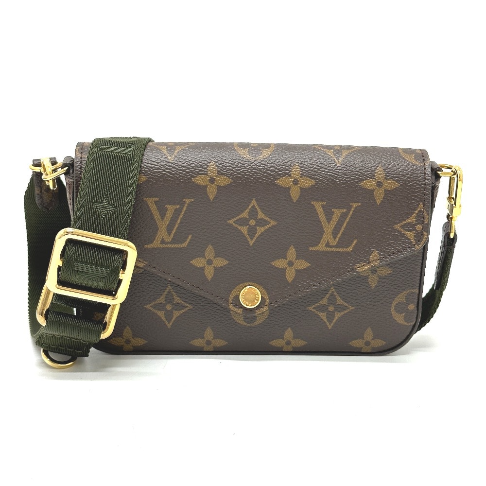 ルイヴィトン LOUIS VUITTON ミュルティ・ポシェット・フェリシー M80091 モノグラム 斜め掛け ポーチ ショルダーバッグ モノグラムキャンバス ブラウン 新品同様