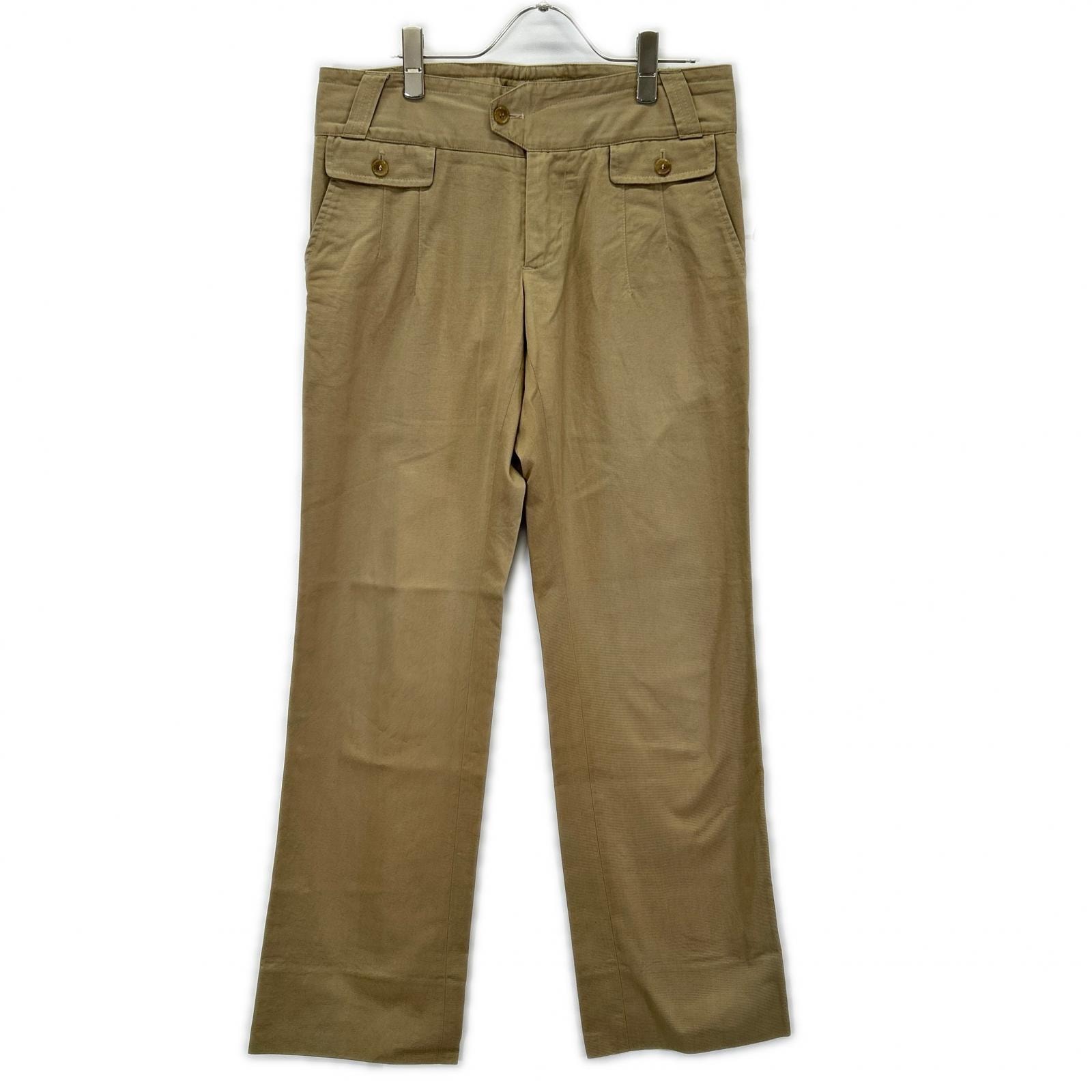 ドルチェアンドガッバーナ G3JOTT FU6CM ベージュ コットン100 チノパンツ 46