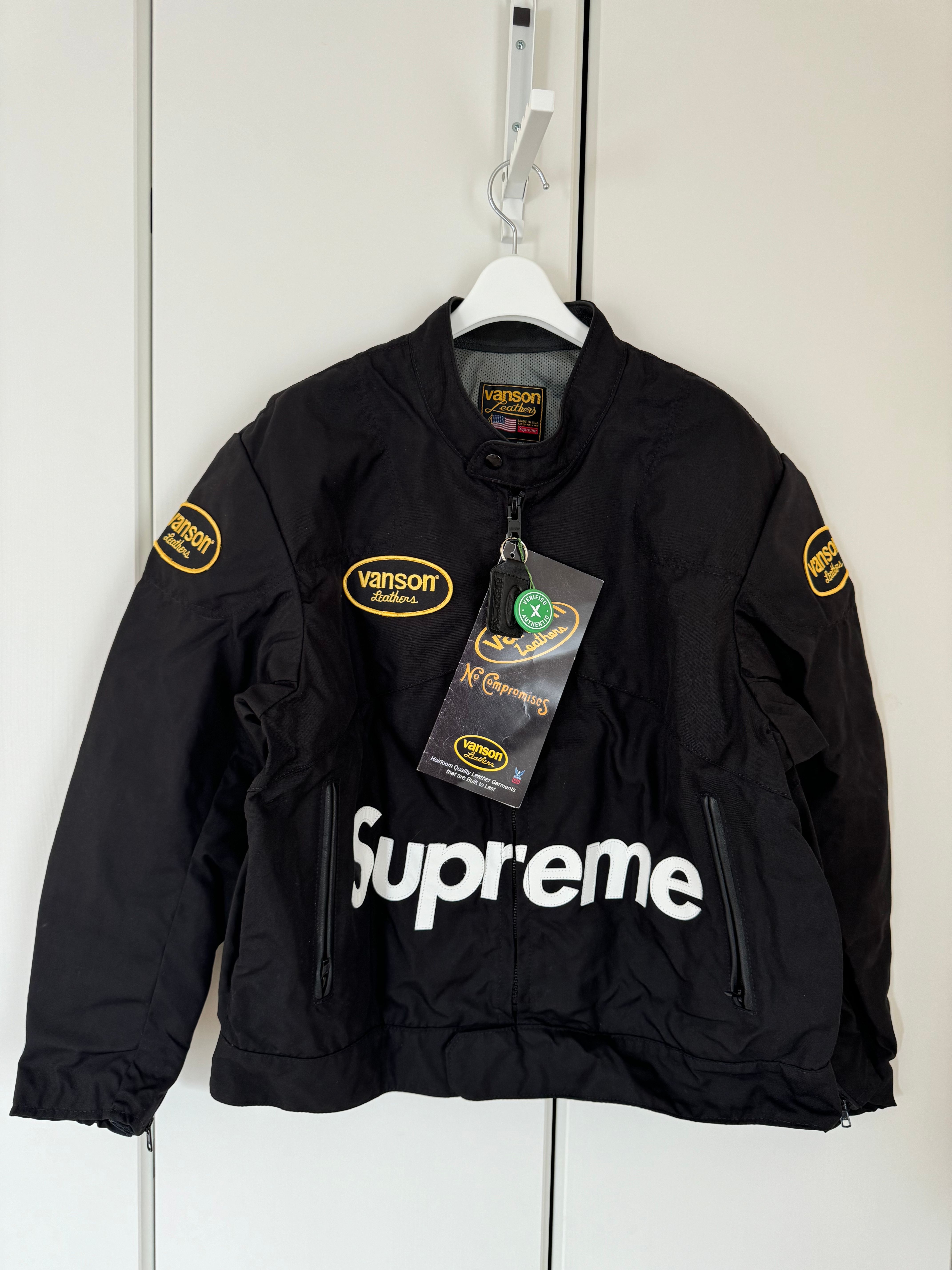 Supreme / Vanson Leathers® Cordura® Jacket "Black"