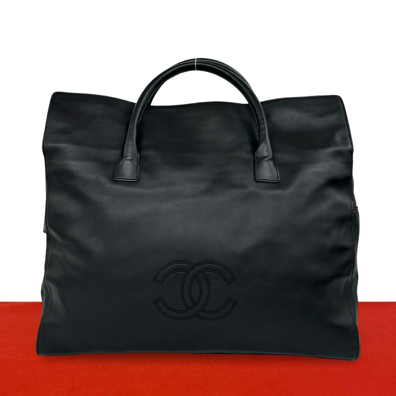 B (目立った傷や汚れなし)】CHANEL シャネル ココマーク レザー