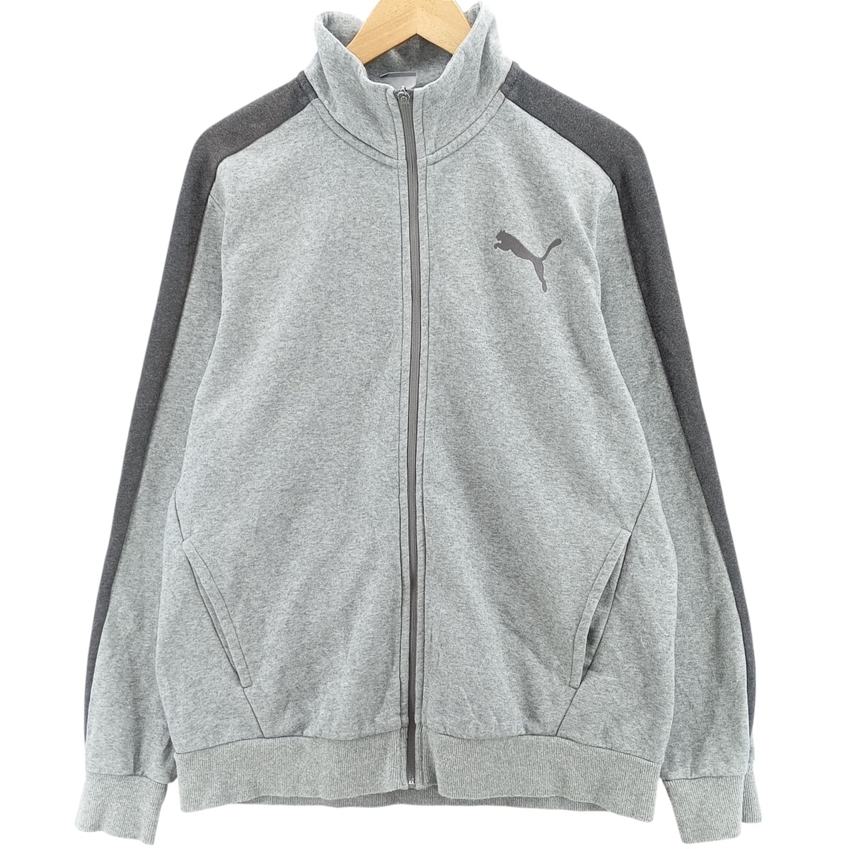 古着 プーマ PUMA フルジップスウェットシャツ トレーナー メンズL相当/eaa419434