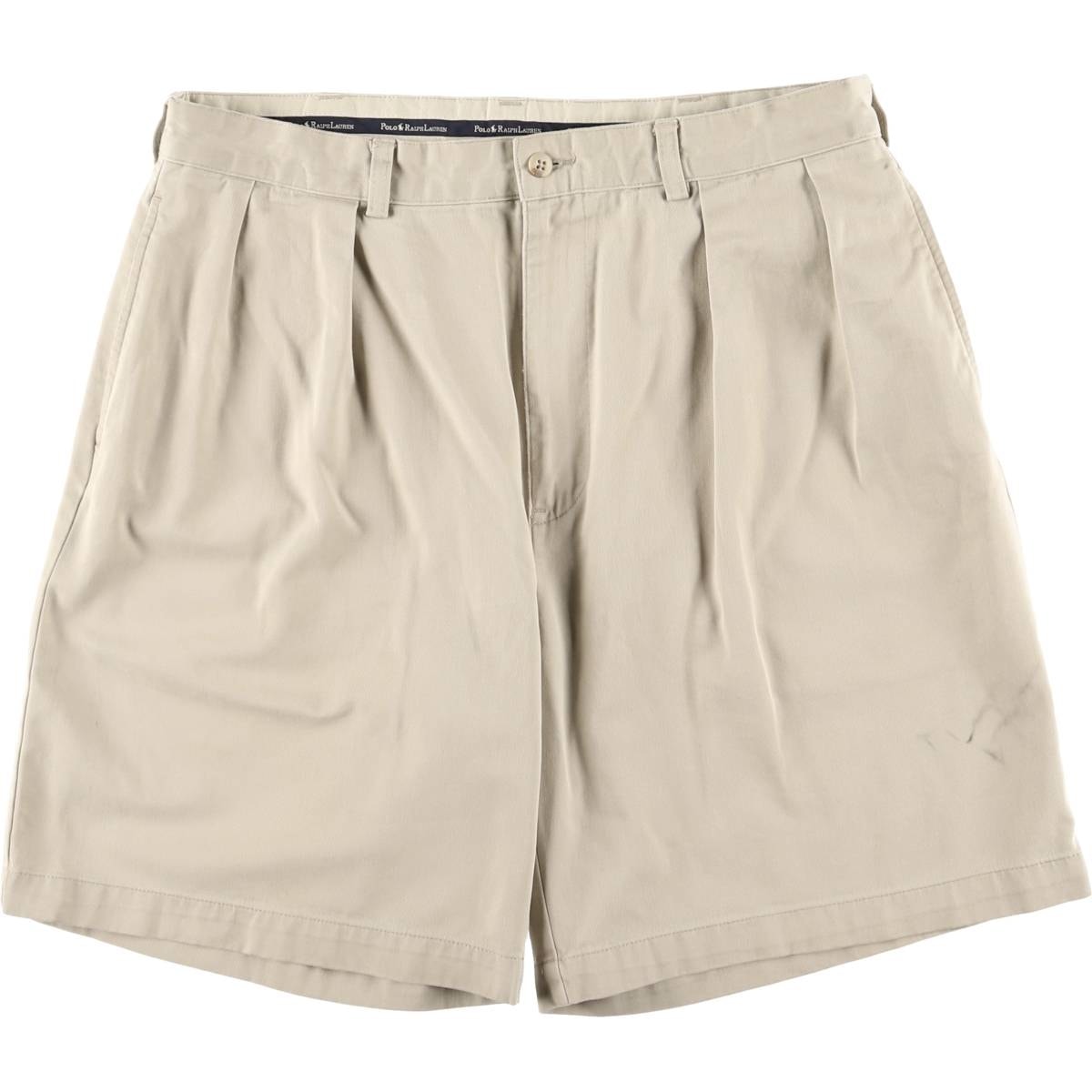 古着 ラルフローレン Ralph Lauren Polo Ralph Lauren ツータック チノショーツ ショートパンツ メンズw34相当/eaa576858