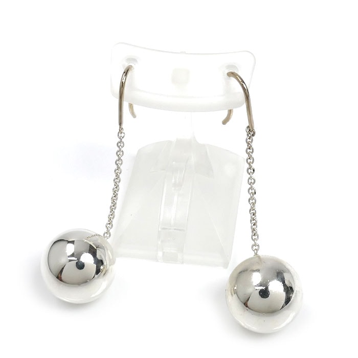 TIFFANY&Co. ティファニー シルバー925 ハードウェア ボール ピアス 11.2g レディース【中古】