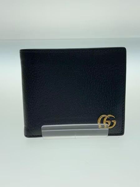 GUCCI GG Marmont Leather Coin Wallet "Black"