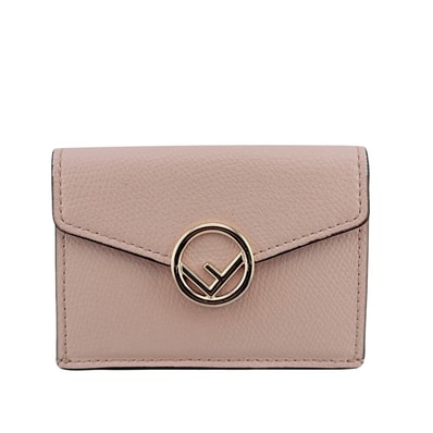 フェンディ FENDI 三つ折り財布 エフ イズ フェンディ(F IS FENDI) コンパクトウォレット Fロゴ シンプル 8M0395 ピンク