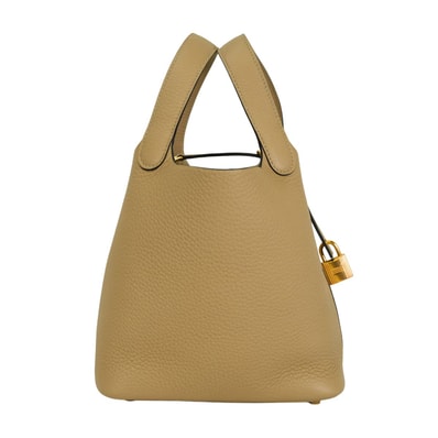 HERMES エルメス ハンドバッグ ピコタンロック 18 PM トレンチ トリヨンクレマンス ゴールド金具 K刻印 新品