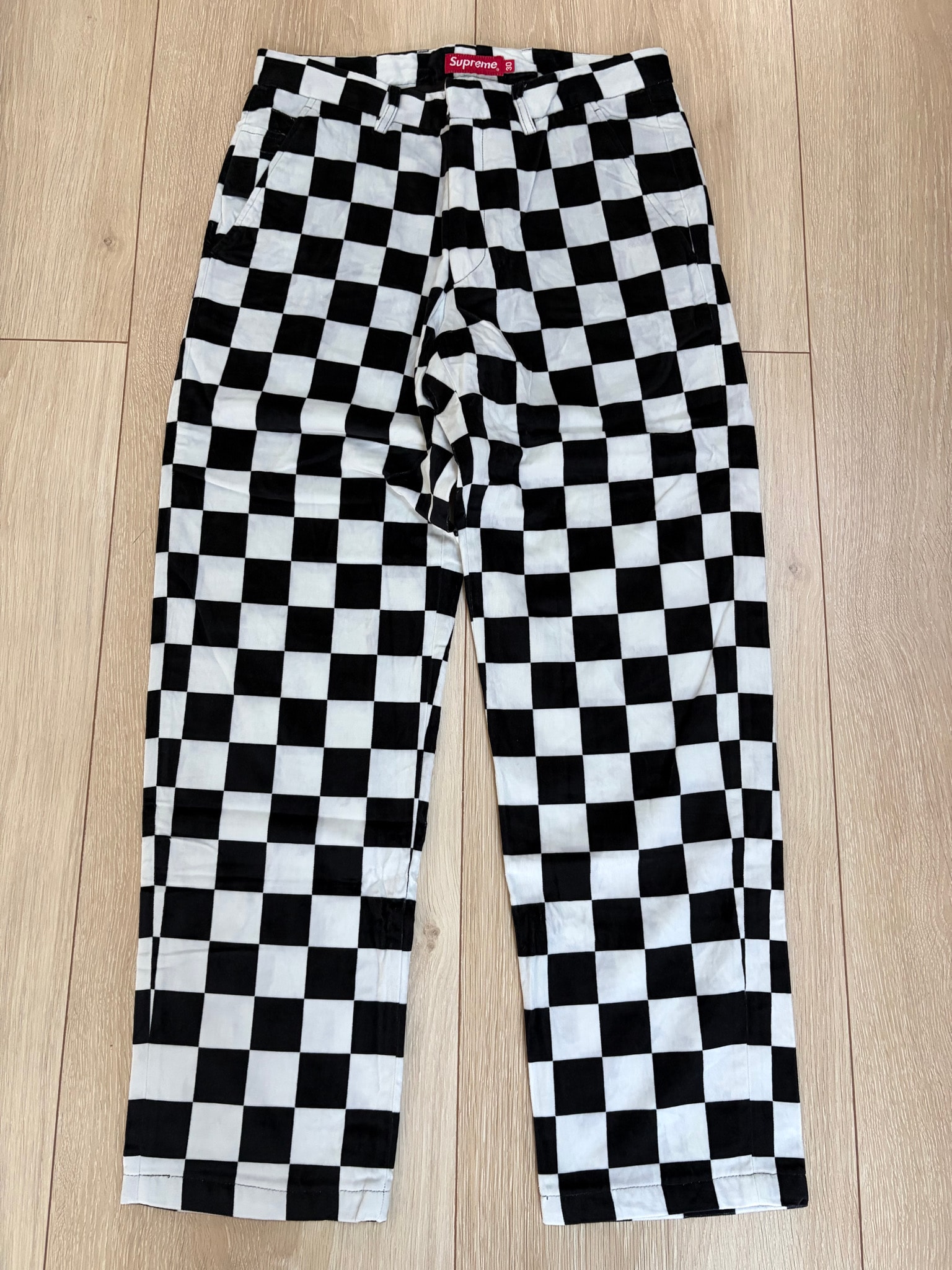 Supreme Velvet Trouser Checkerboard / 30