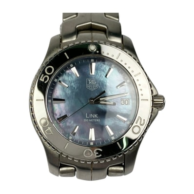 ▽▽タグホイヤー リンク ブルーシェル クォーツ WJ1119