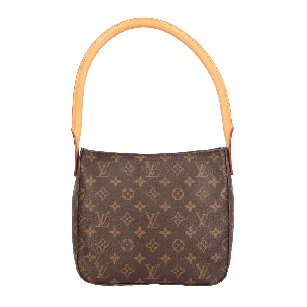 ルイヴィトン ルーピングMM モノグラム ショルダーバッグ モノグラムキャンバス M51146 ブラウン レディース LOUIS VUITTON  中古